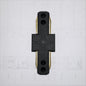 Conector pentru sina SN203BK, 9x3.5x1.5cm, Plastic si Cupru, Neagra