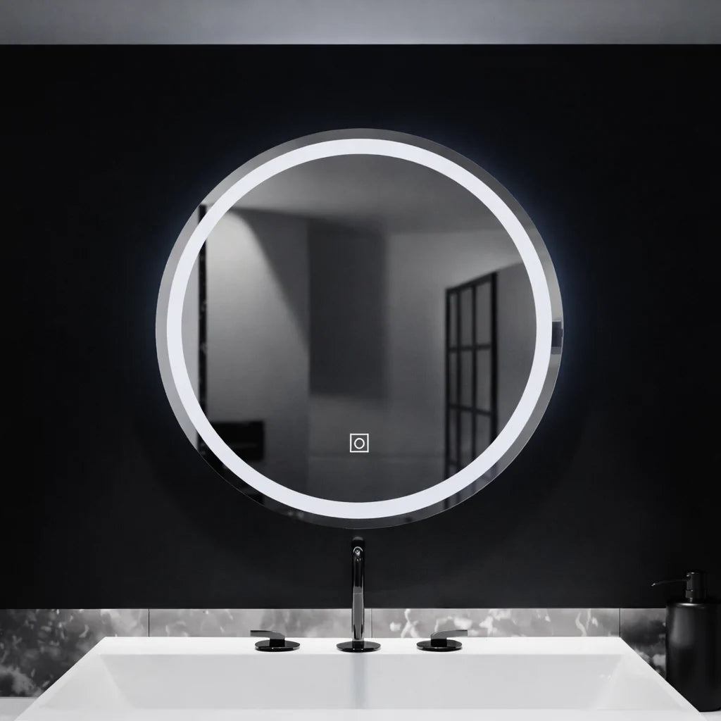 Oglinda LED Rotunda, 50cm, Basic Touch