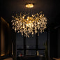 Candelabru Cristal WALTZ Rhapsody, 9x G9, Auriu, 60cm, Inaltime Reglabila