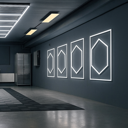 Hexagoane LED Honeycomb 1050mm X 1200mm – RegalStore, iluminat interior