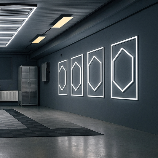 Hexagoane LED Honeycomb 1050mm X 1200mm – RegalStore, iluminat interior