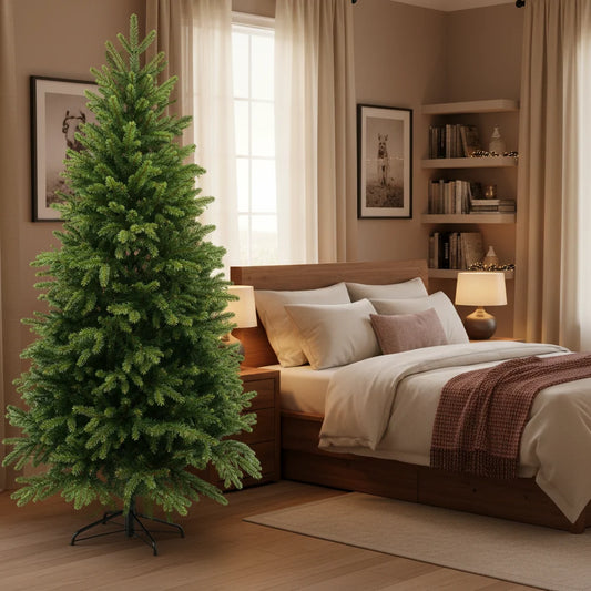 Decoratiune Brad Artificial EIS, 180 cm, 545 varfuri, Plastic, Verde