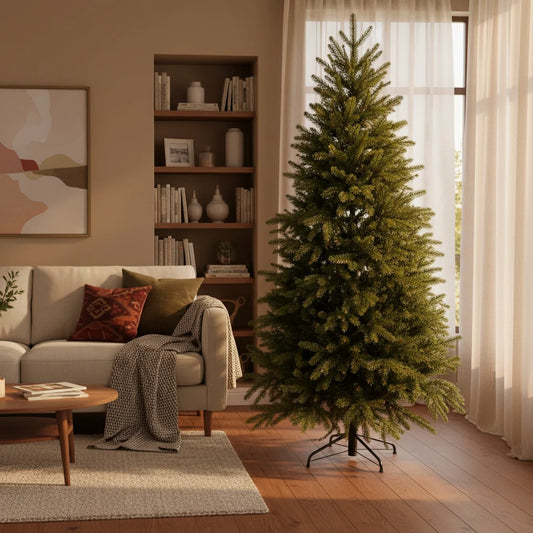 Decoratiune Brad Artificial EIS, 180 cm, 545 varfuri, Plastic, Verde