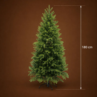 Decoratiune Brad Artificial EIS, 180 cm, 545 varfuri, Plastic, Verde