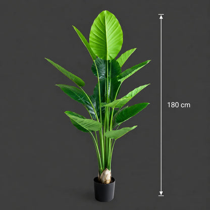 Decoratiune Epipremnum Aureum, 180 cm, 15 frunze, Verde