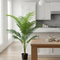 Decoratiune Palmier Kentia, Plastic, 12 frunze, 120 cm, Verde