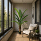 Decoratiune Roystonea Regia, 180 cm, 10 frunze, Verde