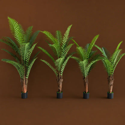 Decoratiune Roystonea Regia, 220 cm, 18 frunze, Verde