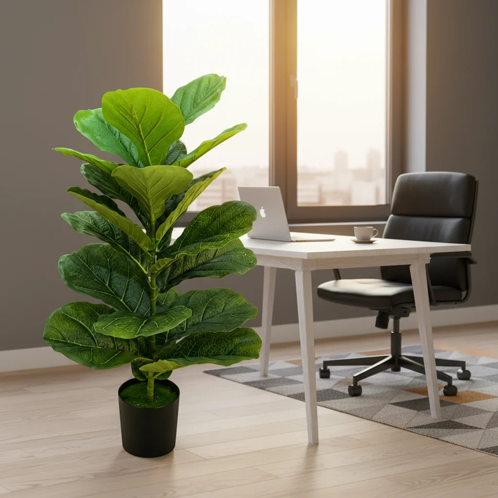 Decoratiune Smochin, Plastic, 70 cm, Verde