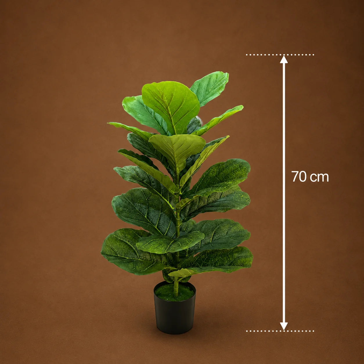 Decoratiune Smochin, Plastic, 70 cm, Verde