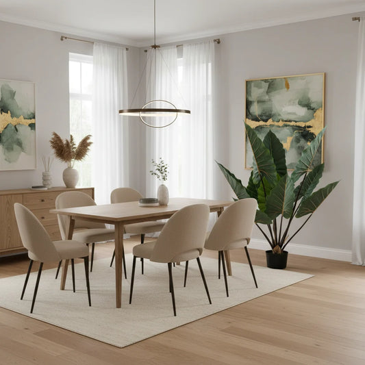 Decoratiune Strelitzia, Plastic, 120 cm, Verde
