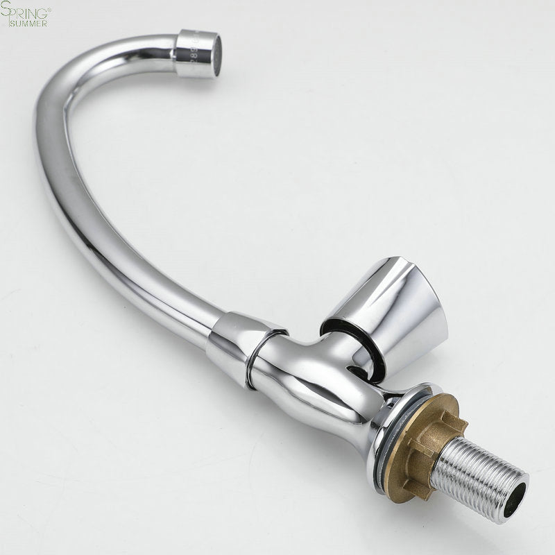 Baterie Apa Rece cu Pipa Rotativa, Crom, AR003 – culoare argintie – RegalStore, iluminat interior