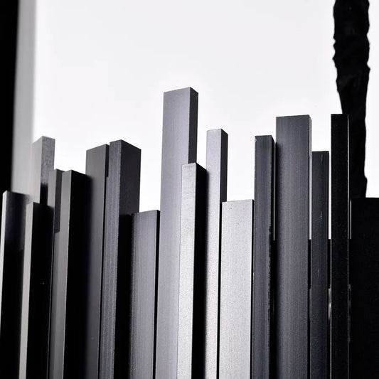 Candelabru Cristal BLOIS Petito 3xE14, Diametru 30cm, Negru, Inaltime Reglabila – culoare neagră, 30 cm – RegalStore, il