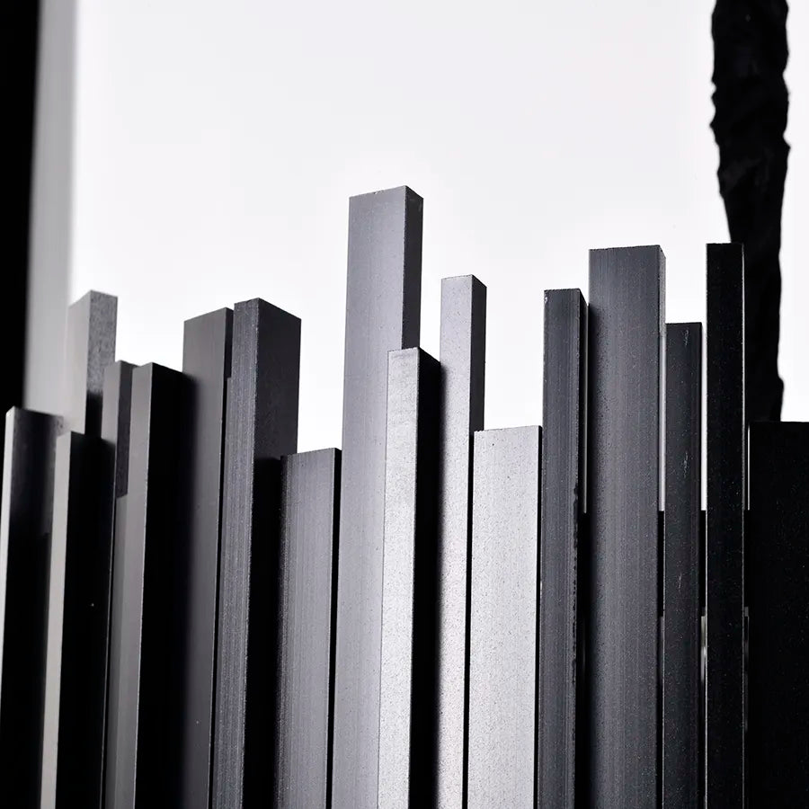 Candelabru Cristal BLOIS Eleganza 8xE27, Diametru 49cm, Negru, Inaltime Reglabila