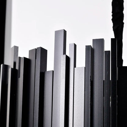 Candelabru Cristal BLOIS Eleganza 8xE27, Diametru 49cm, Negru, Inaltime Reglabila