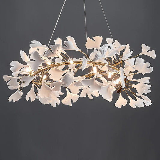Candelabru Cristal Alpha 8XG9 Auriu Inaltime Reglabila