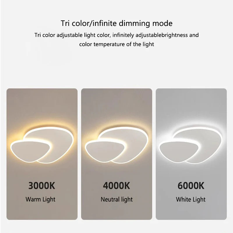 Lustra LED cu telecomanda FUTURA LUMINA 98W, Ovala, lumina Rece/Calda/Neutra, Dimabila, Alb