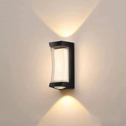 Aplica LED Exterior AX150BK 7W Alb Negru – aplică LED, culoare neagră, culoare albă – RegalStore, iluminat interior