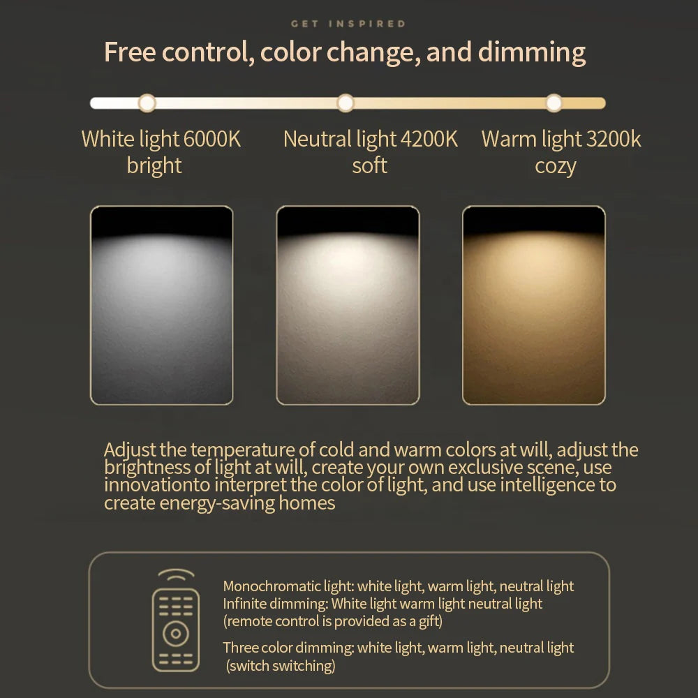 Lustra LED cu telecomanda ELLA, 203W, 8 Patrate, lumina Rece/Calda/Neutra, Dimabila, Negru