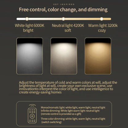 Lustra LED cu telecomanda ELLA, 203W, 8 Patrate, lumina Rece/Calda/Neutra, Dimabila, Negru