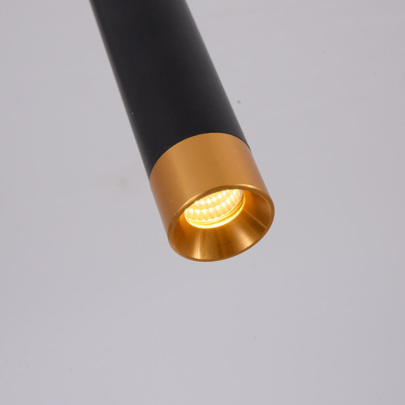 Lustra LED cu Telecomanda Damara 55W Dimabila Alb Negru