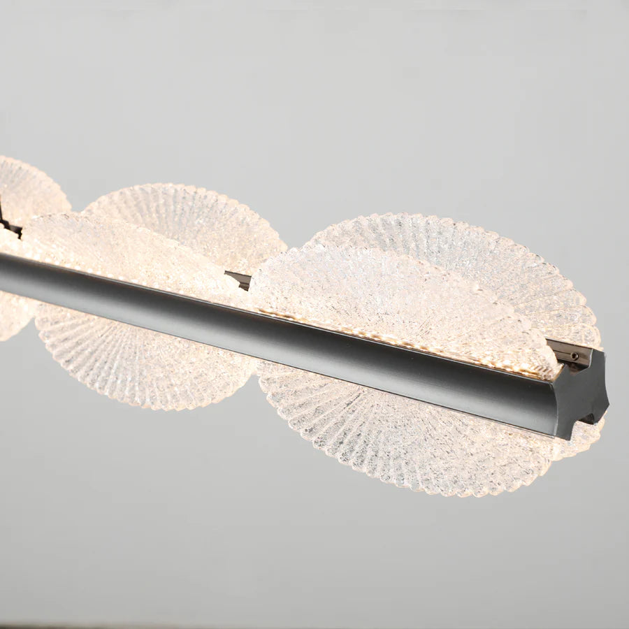 Lustra LED suspendata cu Telecomanda ISOTTA 105W, lumina Rece/Calda/Neutra, Dimabila,Inaltime Reglabila, Negru