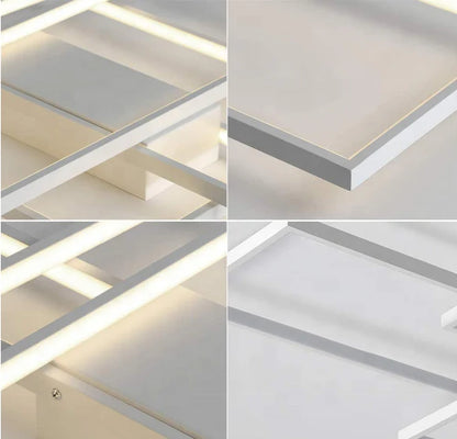 Lustra LED cu Telecomanda Landyn 61W Dimabila Alb