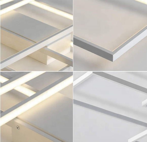 Lustra LED cu Telecomanda Landyn 61W Dimabila Alb