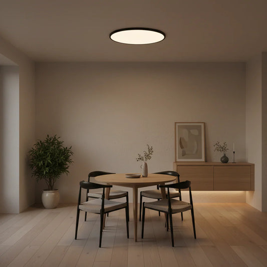 Plafoniera LED SOLIS 47cm 48W Lumina Rece Negru