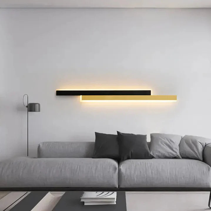 Lustra LED Linius, Liniara, 29W, Alb Negru