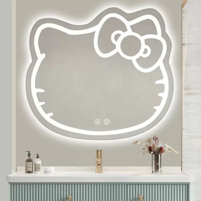 Oglinda LED Kitty Pisica, 80X70, Touch, Sistem Dezaburire, Dimabila