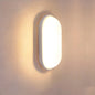 Aplica LED de Exterior, 12W, IP65, Metal, Alb
