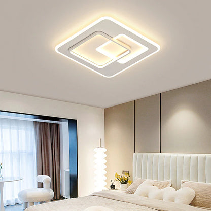 Lustra LED cu telecomanda NOLUX 35W, Patrata, lumina Rece/Calda/Neutra, Dimabila, Alb