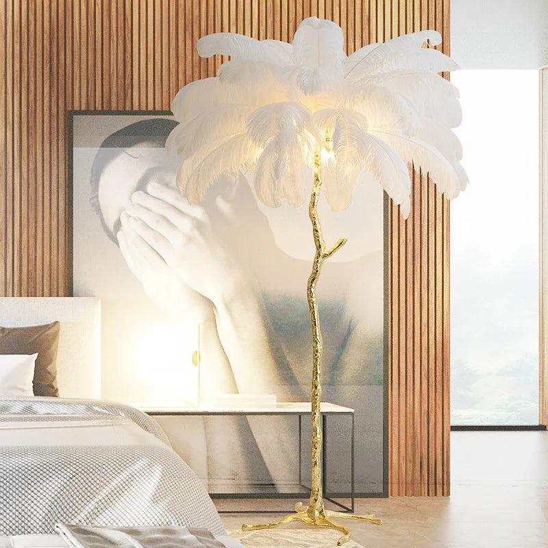 Lampadar Pene Politidis 1 X E27 170cm Alb