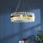 Candelabru LED CASERTA cu Telecomanda, 41W, Dimabil, Diametru 40cm, Auriu