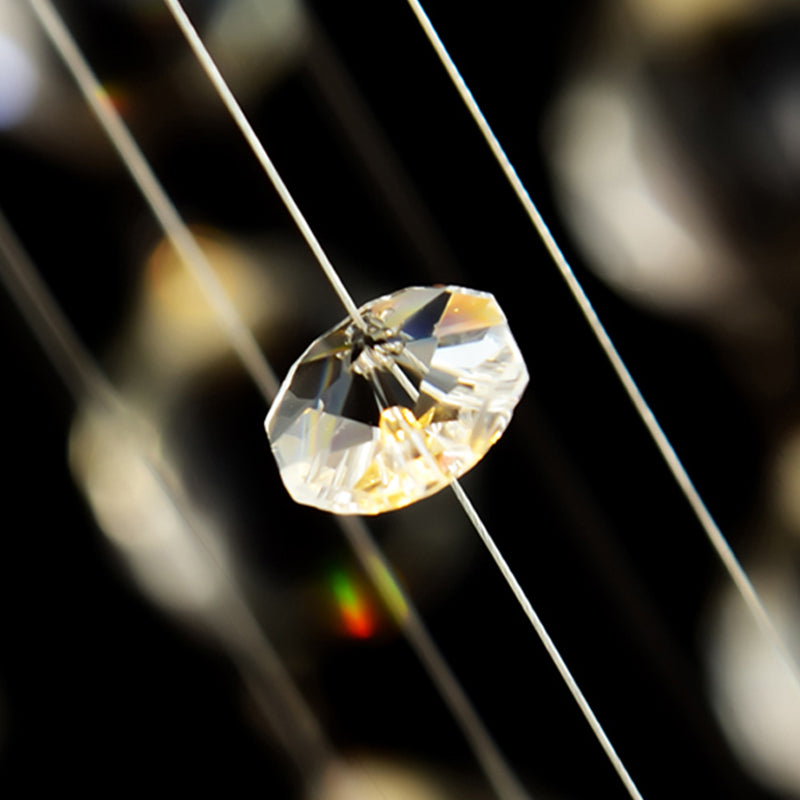 Candelabru Cristal LED 70W Bellini Auriu 50cm