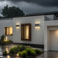 Aplica LED Exterior Solaris, 8 Surse de lumina, Lumina Calda, Negru