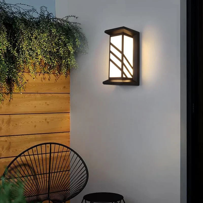 Aplica LED Exterior AX140BK 20W Alb Negru