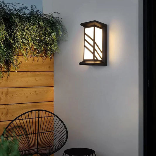 Aplica LED Exterior AX140BK 20W Alb Negru