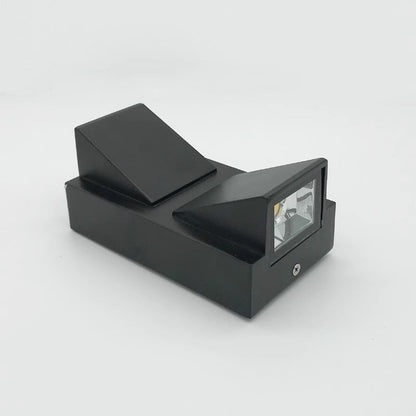 Aplica LED de Exterior si Interior, 2 Surse x 5W, IP65, ABS, Negru, 3000K, AX100/2BK – aplică LED, culoare neagră – Rega