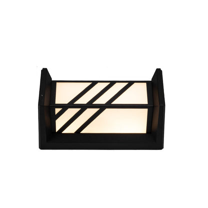 Aplica LED Exterior AX140BK 20W Alb Negru – aplică LED, culoare neagră, culoare albă – RegalStore, iluminat interior