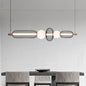 Lustra LED Suspendata LM551/5BK, 28W, Lumina 3000/4000/6000K, Negru, Inaltime Reglabila