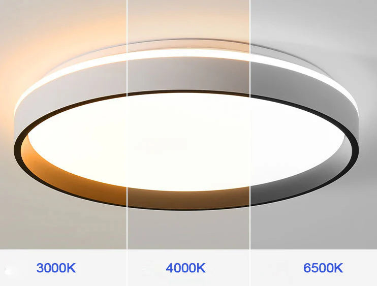 Plafoniera LED , 50W, Diametru 40cm, Lumina Calda/Rece/Neutra, Alb