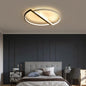 Lustra LED VECTOR Arcus, Semicercuri, 35W, Metalic, Dimabila, Lumina Rece/Calda/Neutra, Negru cu Alb, Design Modern