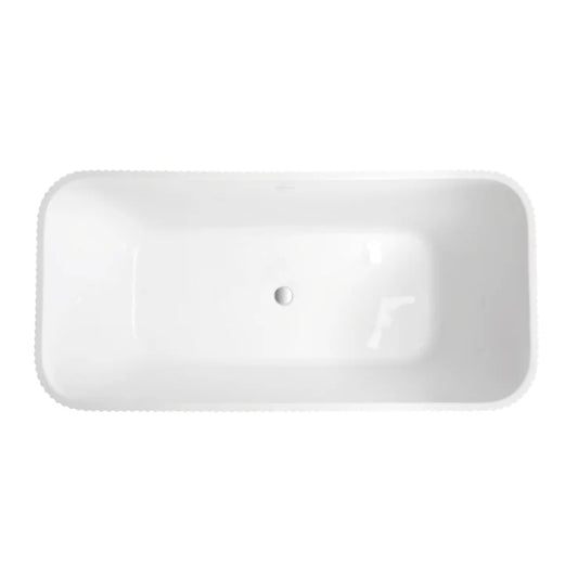 Cada Freestanding, Ovala, Acril, Alba, 150×72×56 Cm