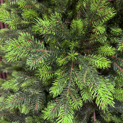 Brad artificial , Hollandia, verde cu varfuri verzi, integral 3D, 210 cm