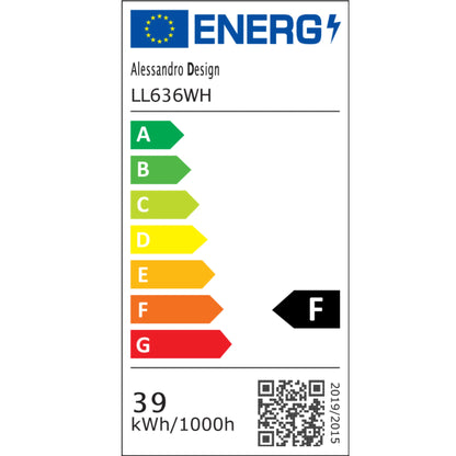 Lustra LED Guarella, 30W, Alb, Acril, Lumina Rece/Calda/Neutra