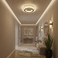 Lustra LED AGOL Petito, 29W, Diametru 20cm, Lumina Calda/Neutra/Rece, Auriu, Metal si Acril