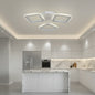 Lustra LED ERIKA, 24W, 3 Patrate, lumina Neutra, Alb
