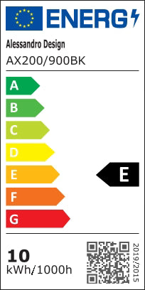 Aplica LED Exterior Malachi 25W Alb Negru